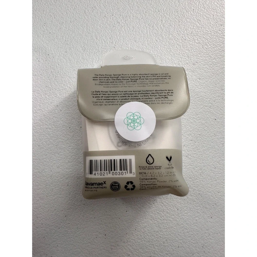 Daily Concepts Vegan Daily‎ Konjac Sponge Your Hair Wrap Towel Gift Set Spa
